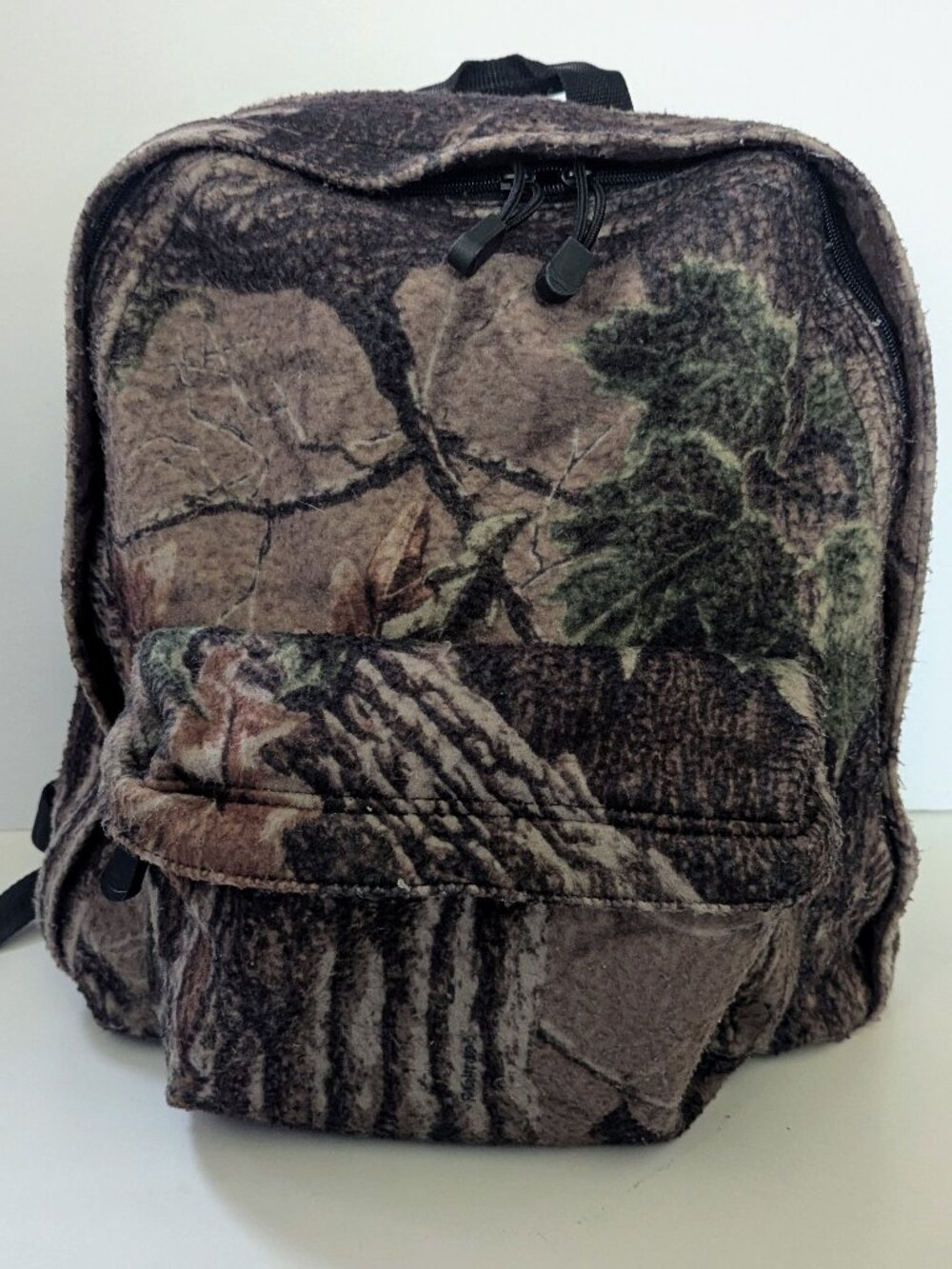 Vintage Fieldline Camo Fleece Hunting Backpack 16"